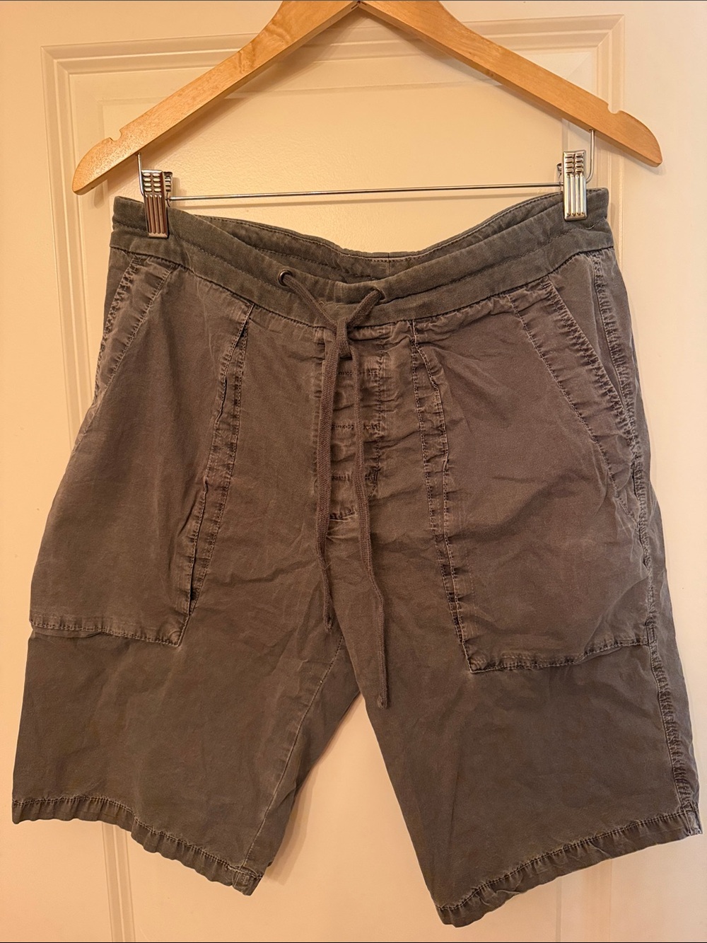 Men's James perse Drawstring Utility Shorts - Gray